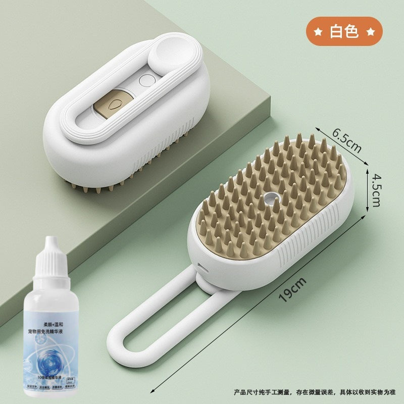 AeroMist™ 3-in-1 Pet Steam Brush