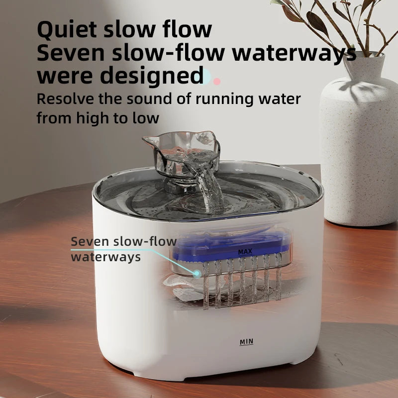 AeroFlow™ Smart Wireless & Ultra-Quiet Pet Water Fountain