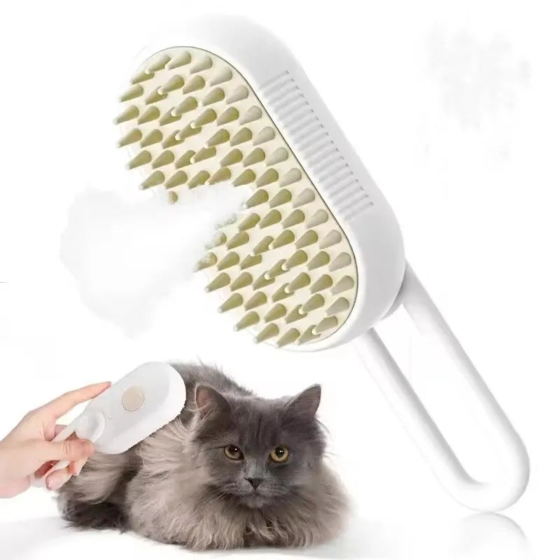 AeroMist™ 3-in-1 Pet Steam Brush