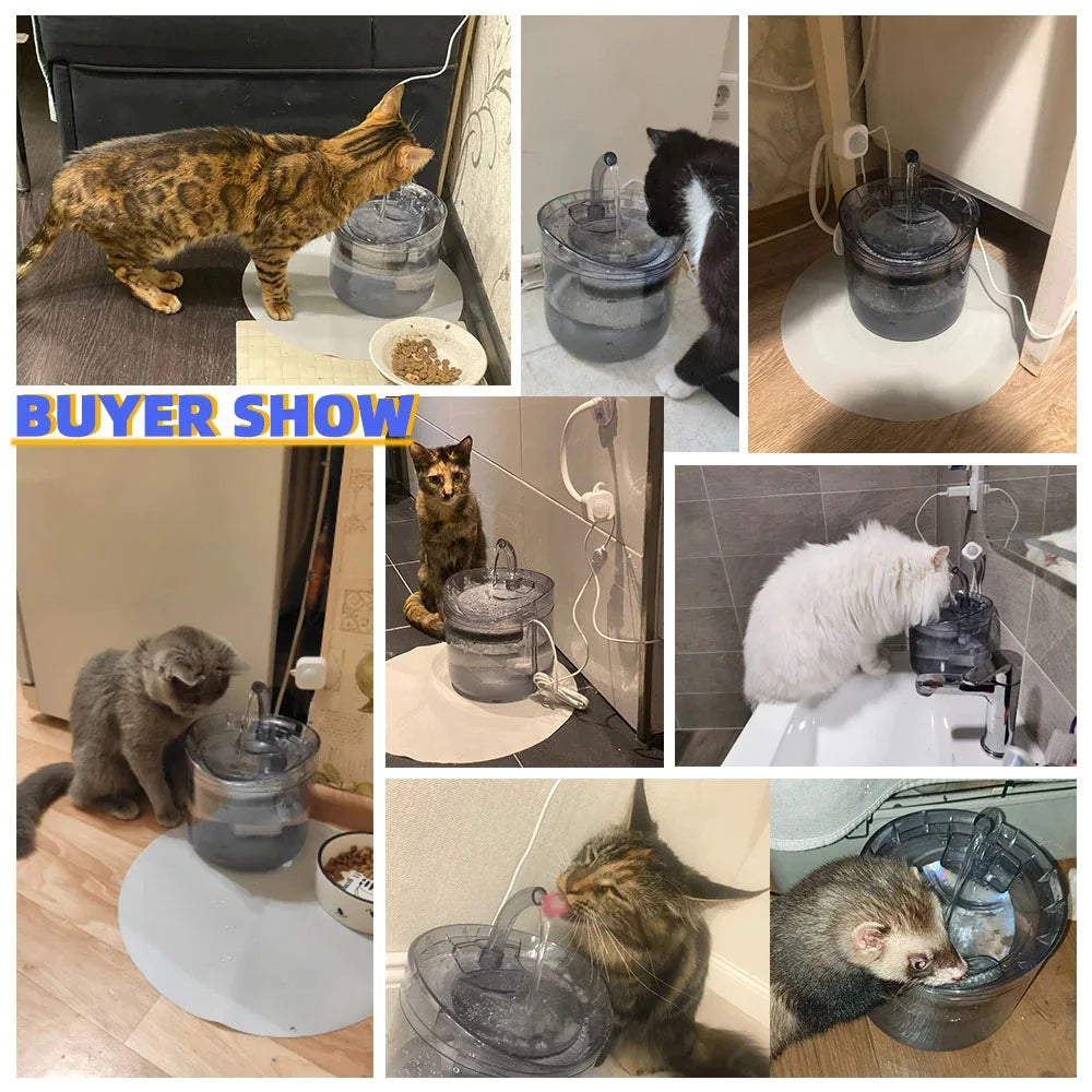 AeroFlow™ Smart Wireless & Ultra-Quiet Pet Water Fountain
