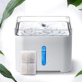 2L Pet Water Fountain with Filter & LED Light - BPA-Free Automatic Cat Dog Drinking Dispenser, Ultra Quiet, Visible Water Level
